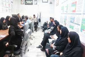 برگزاری نشست ستاد مدیریت بحران شبکه بهداشت و درمان شهرستان بختگان در پی تجاوز رژیم صهیونیستی به ایران اسلامی