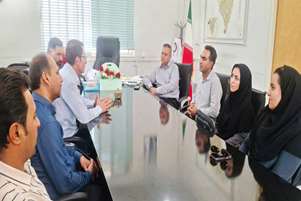 دیدار سرپرست شبکه بهداشت و درمان شهرستان بختگان با شهردار شهر آباده طشک
