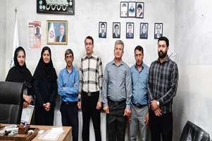 تجلیل از کارشناسان واحد مبارزه با بیماری‌های واگیر و غیرواگیر شهرستان بختگان