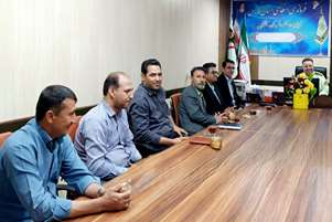 دیدار سرپرست شبکه بهداشت و درمان شهرستان بختگان، با فرمانده انتظامی شهرستان 
