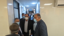 بازدید جناب آقای دکتر جان بابایی معاون درمان وزارت بهداشت ، درمان و آموزش پزشکی به همراه هیات همراه از شبکه بهداشت و درمان شهرستان بختگان