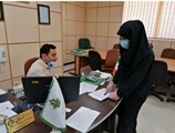 آموزش به کارکنان ادارات شهرستان بختگان در زمینه اجرای گام دوم فاصله گذاری اجتماعی