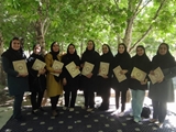 تقدیر از تلاش های ماماهای شبکه بهداشت و درمان شهرستان بختگان در راستای ارتقای سلامت مادر و نوزاد 