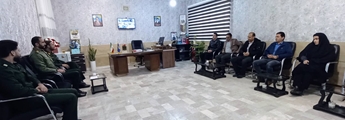تداوم همدلی مدافعان سلامت و امنیت؛ دیدار مسئولان شبکه بهداشت و درمان شهرستان با فرمانده سپاه پاسداران به مناسبت روز پاسدار