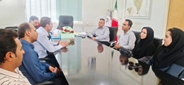 دیدار سرپرست شبکه بهداشت و درمان شهرستان بختگان با شهردار شهر آباده طشک