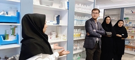 بازدید مشترک شبکه بهداشت و بنیاد شهید شهرستان بختگان از مراکز و داروخانه‌های طرف قرارداد بیمه «دی»