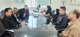 دیدار سرپرست شبکه بهداشت و درمان شهرستان بختگان با شهردار شهر آباده طشک به مناسبت روز شهردار
